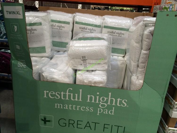 restful nights mattress pad full