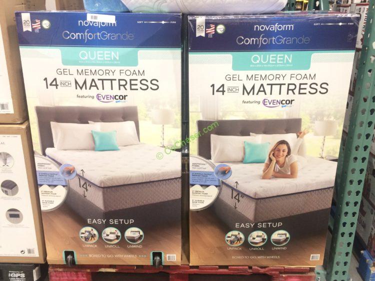 novaform comfort grande mattress costco reviews