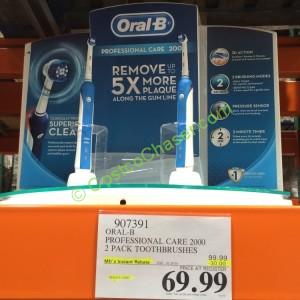 Oral-B Professional Care Rechargeable Toothbrush 2 PK – CostcoChaser