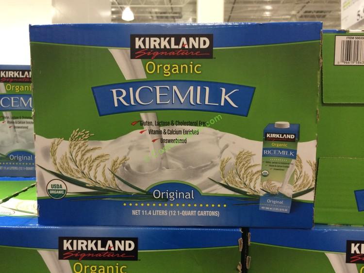 Kirkland Signature Organic Rice Milk, 12/32oz Box