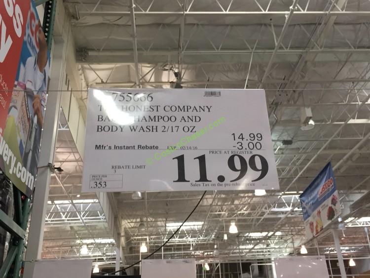 honest company shampoo costco