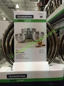 tramontina proline 3 piece stainless steel mixing bowls