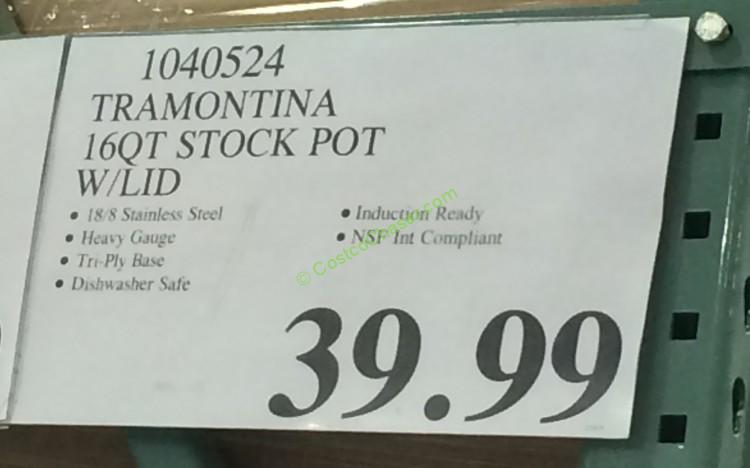 Tramontina ProLine Covered Stock Pot 15.1L