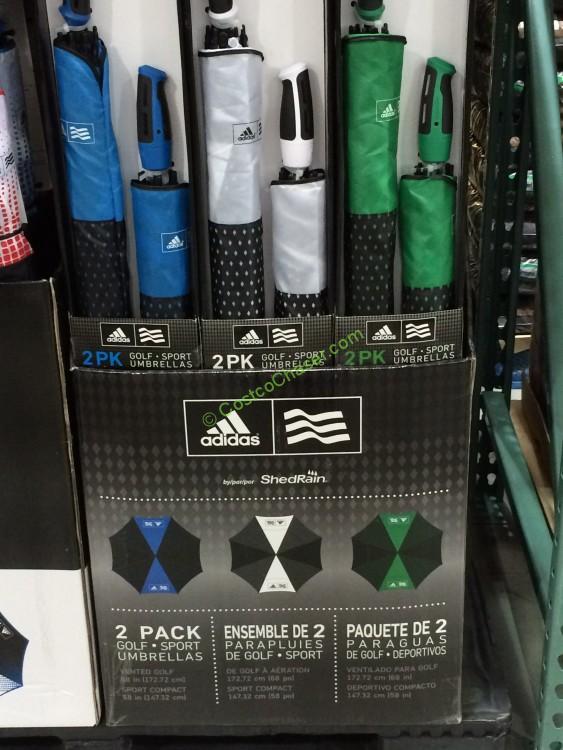 adidas golf umbrella 2 pack in blue