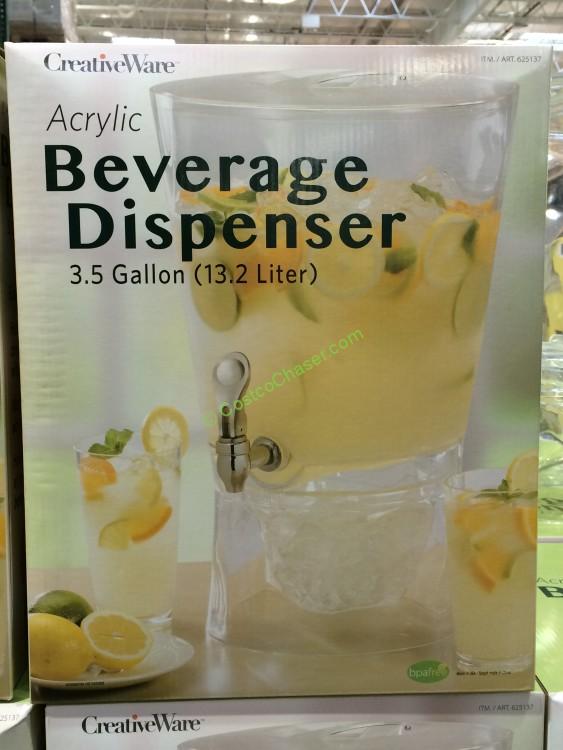 CreativeWare 3.5 Gallon Beverage Dispenser