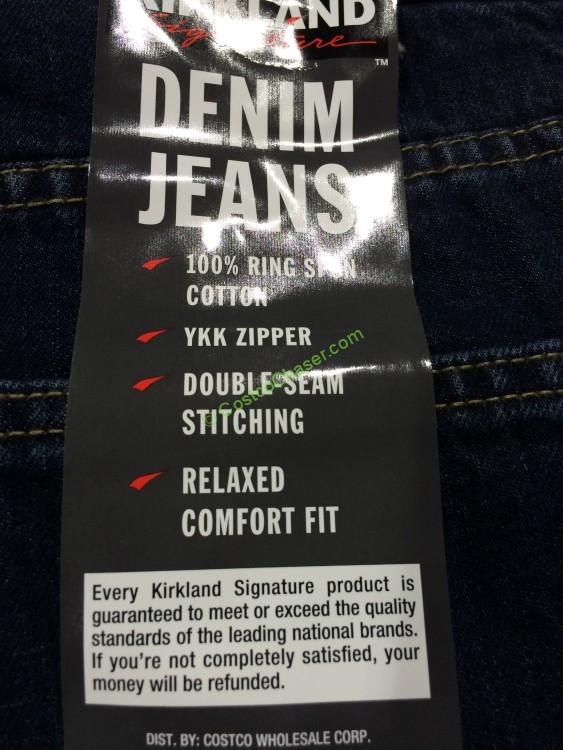 costco kirkland signature men's jeans