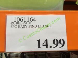 Costco-1061164- Rubberaid-6PC-Easy-Find-Lid-Set-tag