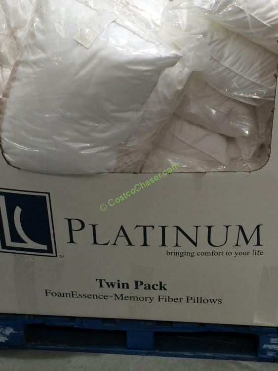 platinum memory fiber pillows