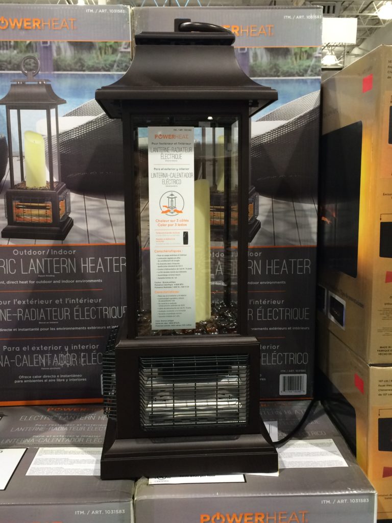 Tabletop Patio Heater with Lantern & Remote CostcoChaser