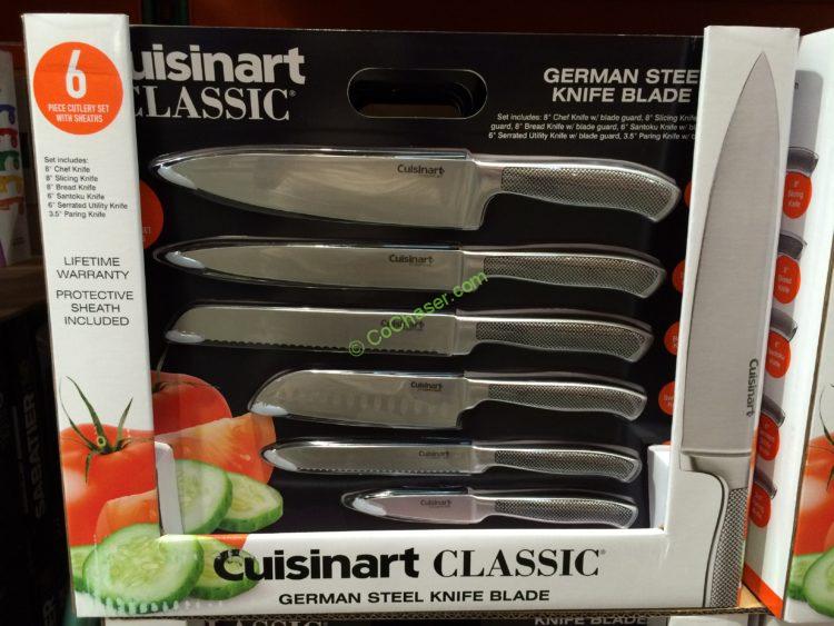 Cuisinart 1036556 Classic Impressions German Steel 6-Piece Knife Set