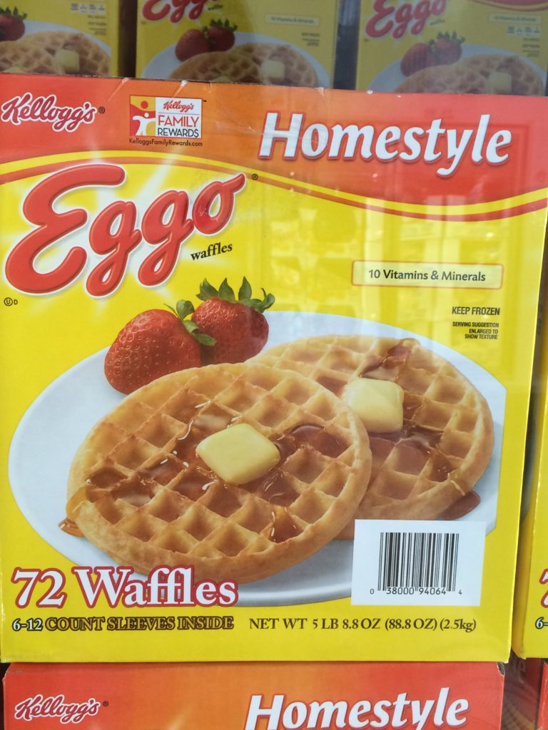 Kellogg’s Homestyle Eggo Waffles 72 Count Box – CostcoChaser