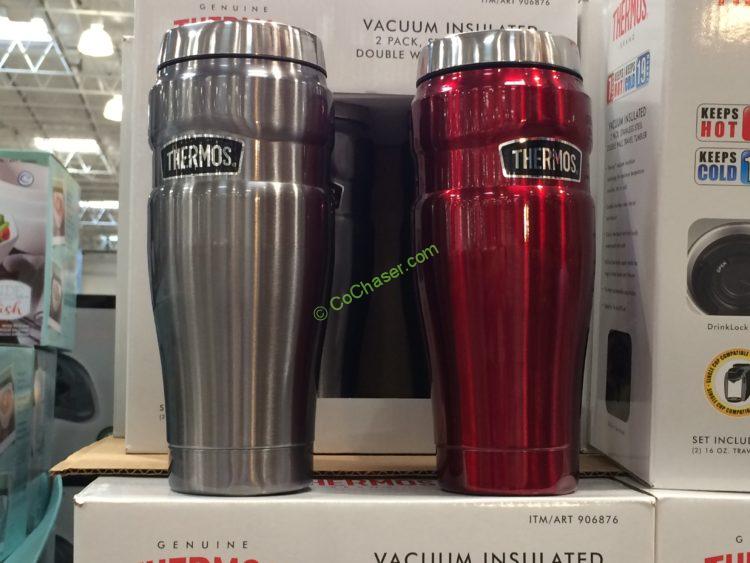 Thermos Stainless Steel 18oz Travel Tumbler, 2-pack for $4.97. : r/Costco