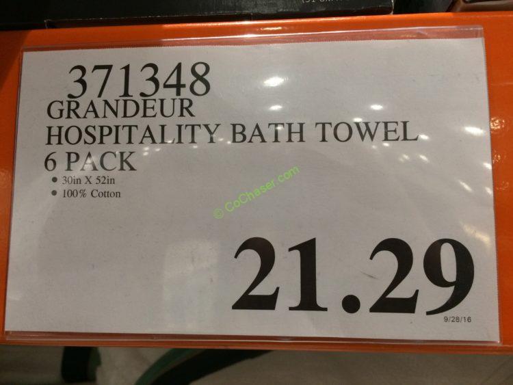 Grandeur Hospitality Bath Towel 6 Pack – CostcoChaser