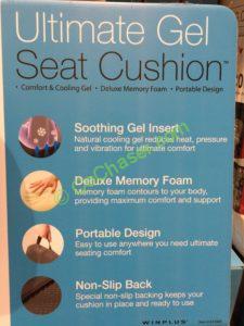 Costco-615905-Ultimate-Gel-Comfort-Seat-Cushion-spec