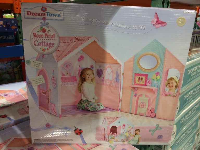 The DreamTown Rose Petal Cottage Playhouse – CostcoChaser