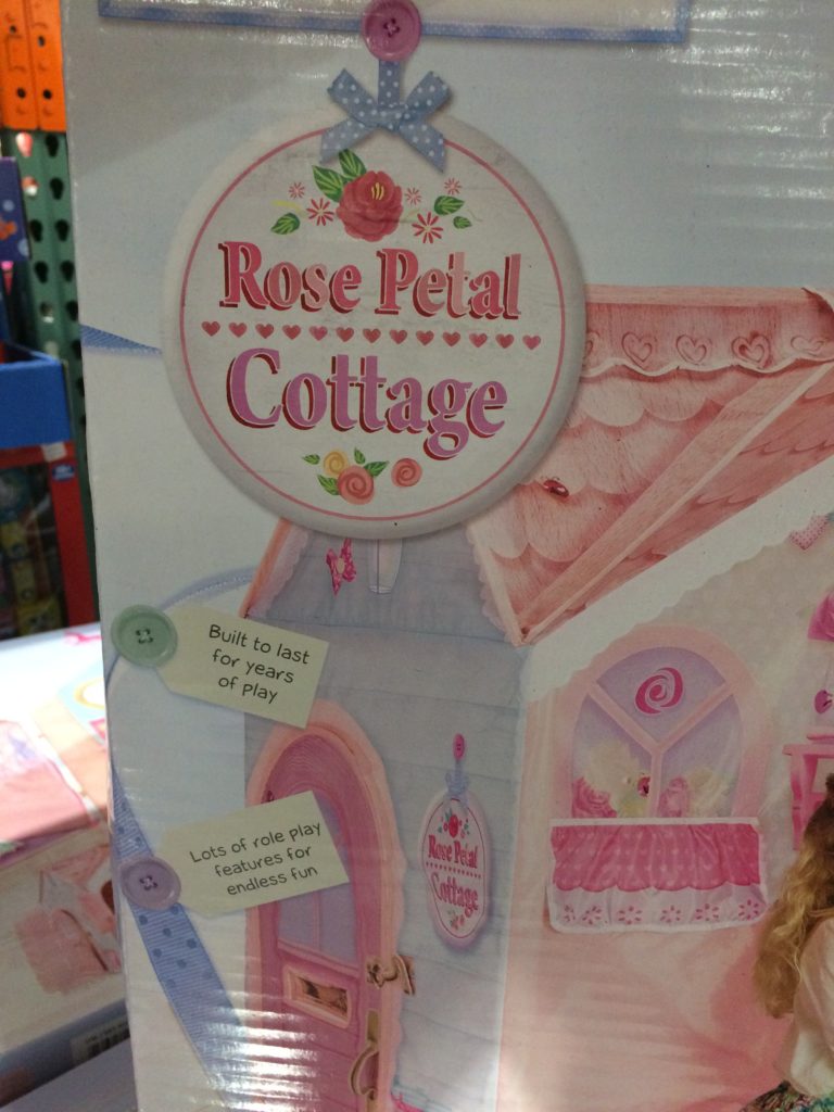 The DreamTown Rose Petal Cottage Playhouse – CostcoChaser