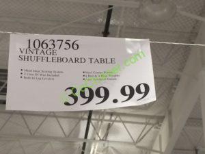 Costco-1063756-Vintage-Shuffleboard-Table-tag