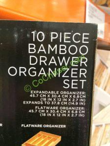 Costco-1094709-Sabatier-10PC-Drawer-Organizer-Bamboo-spec1