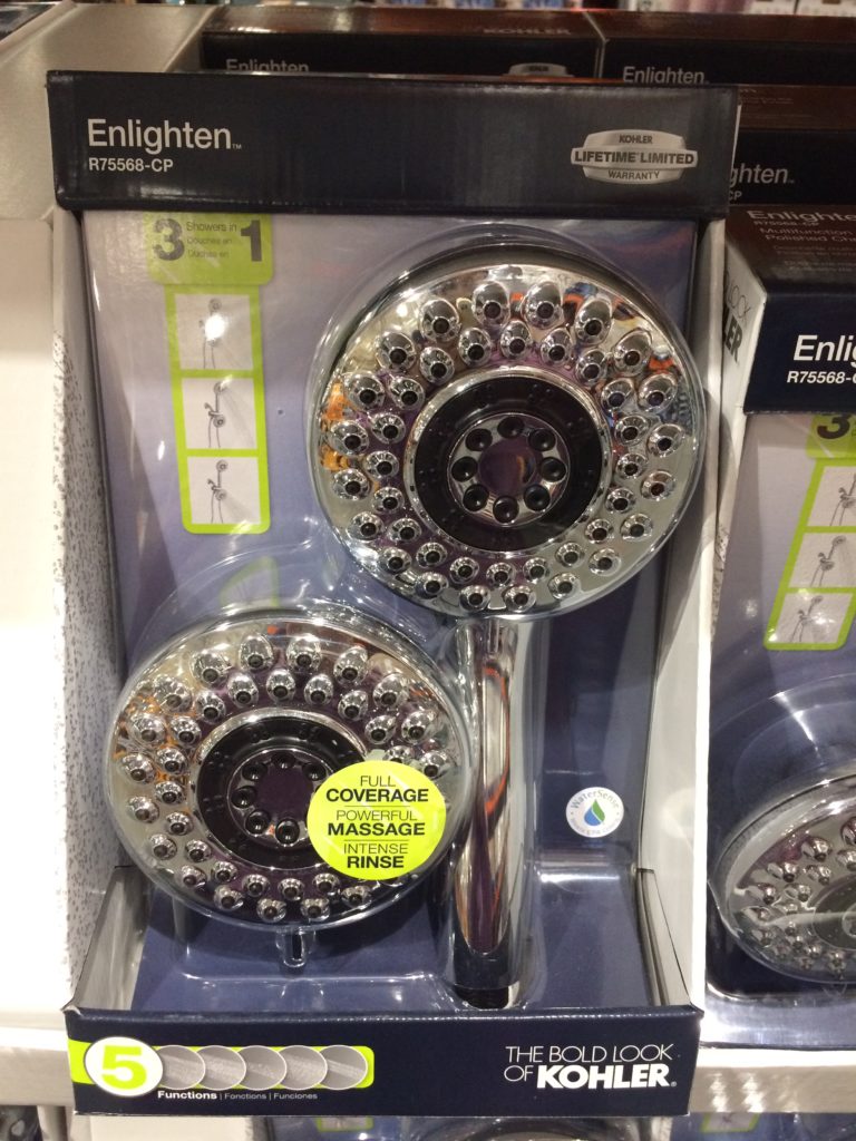 Kohler Enlighten Showerhead Handshower COMBO, Model R75568CP