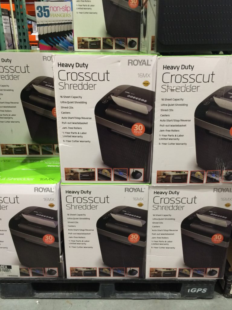 Costco1616001Royal1620MX16SheetCrossCutShredderall CostcoChaser