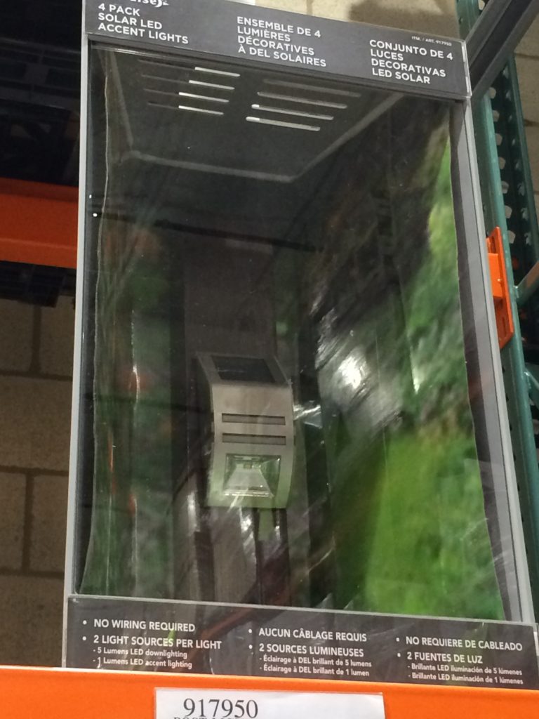 paradise 4 pack solar lights costco