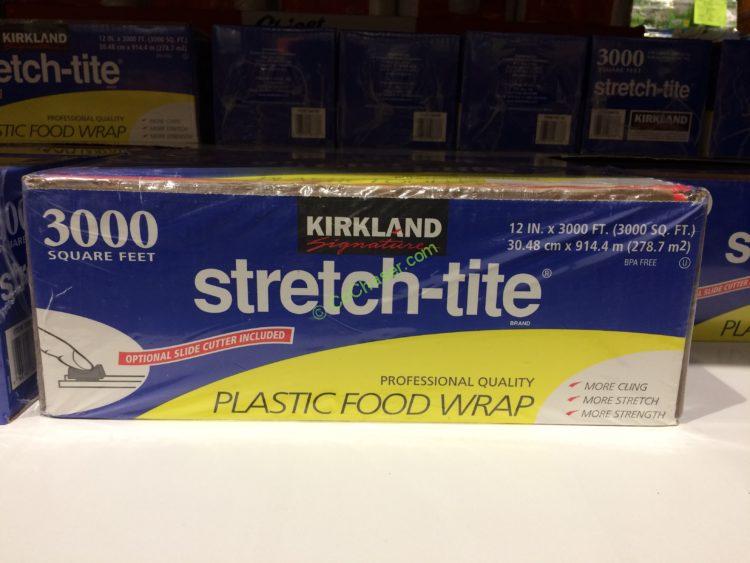 Kirkland Signature Plastic Food Wrap, 12 in x 3,000 ft