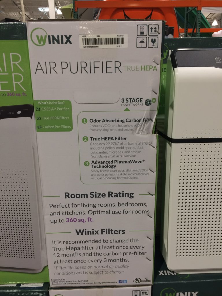 winix c535 cadr rating