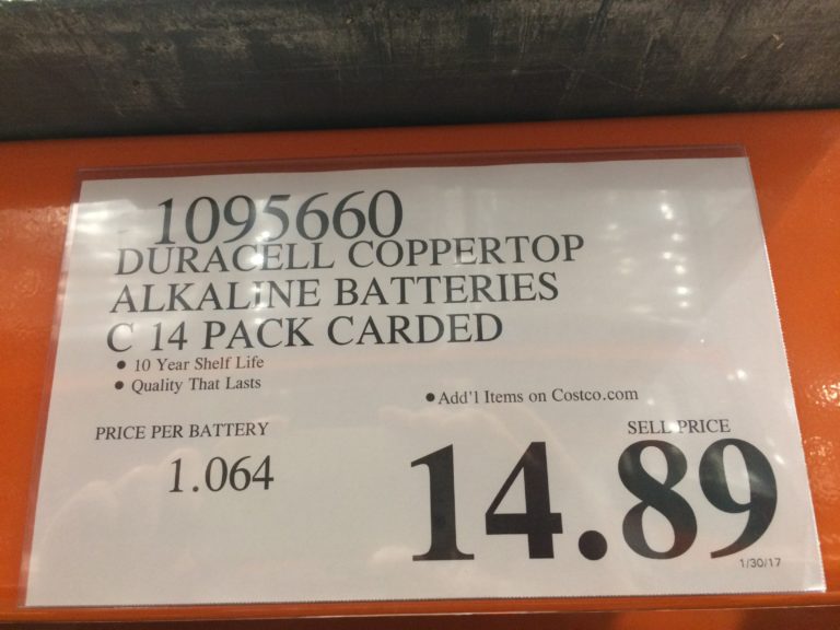 duracell battery pack costco