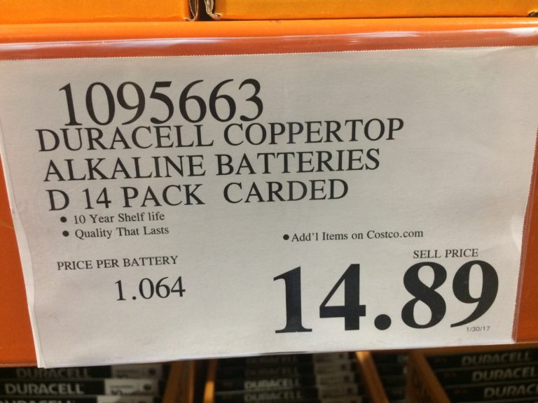 duracell battery pack costco