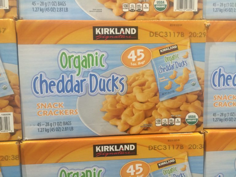 Kirkland Signature Organic Duck Crackers 45 Count Box CostcoChaser