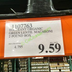 Costco-1107763-Tolerant-Organic-Green-Lentil-Macaroni-tag