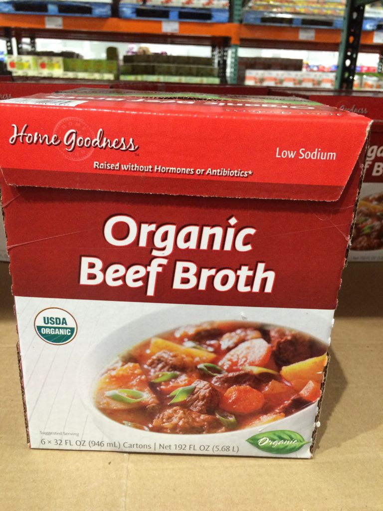 Home Goodness Organic Beef Broth 6 32 Ounce Containers Costcochaser