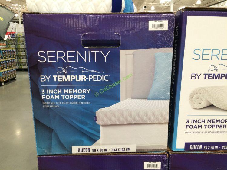 tempur-pedic serenity mattress topper queen