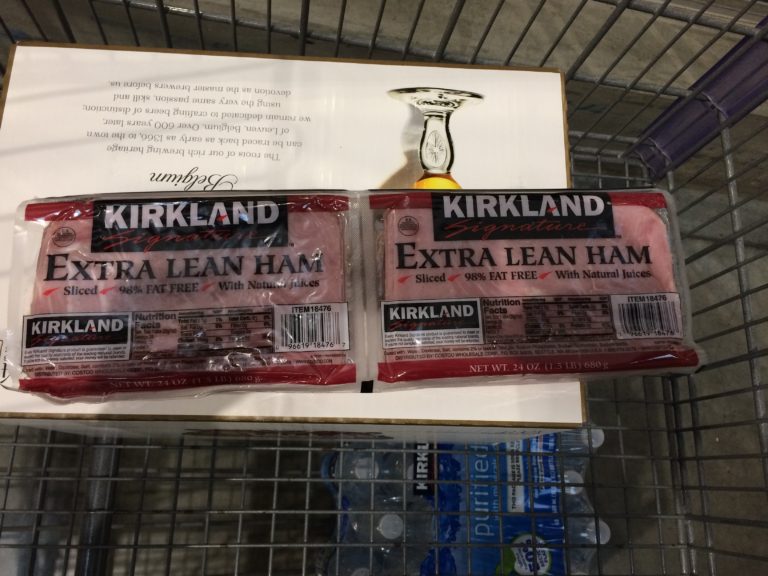 Kirkland Signature Extra Lean Sliced Ham 2/24 Ounce Packages CostcoChaser