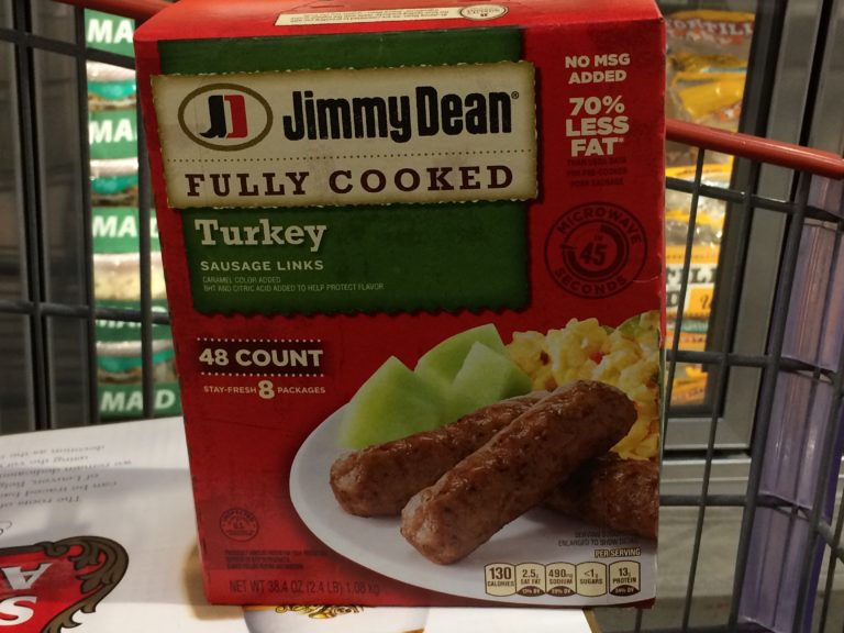 Jimmy Dean Turkey Sausage Links 48 Count Package CostcoChaser