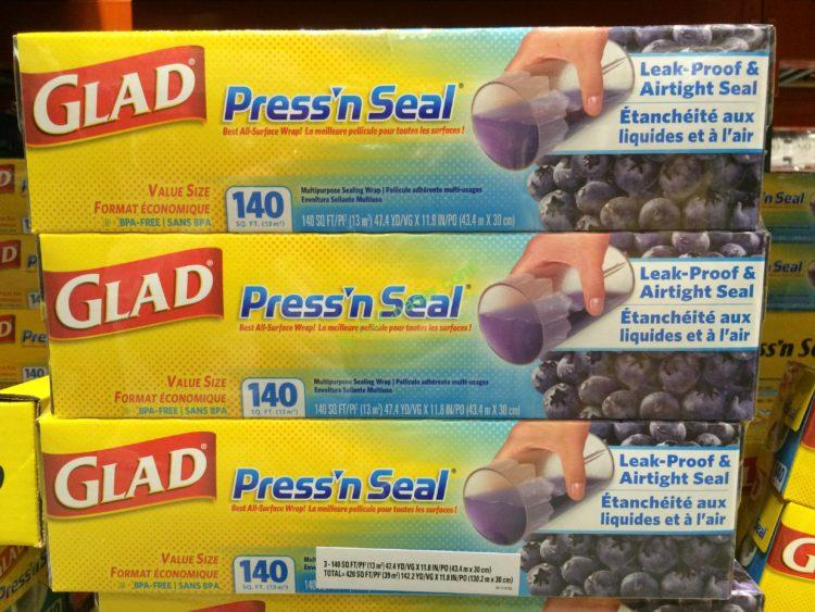Glad Press N Seal Plastic Wrap, 2 pk./140 sq. ft