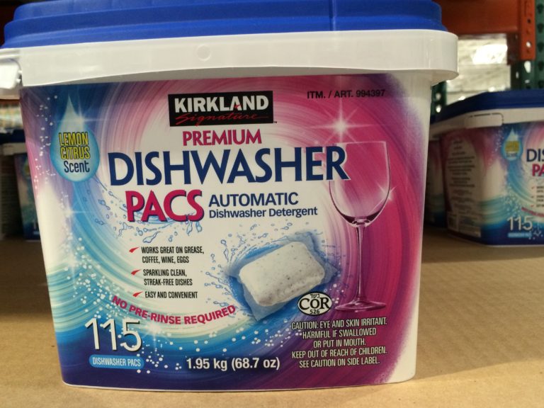 Kirkland Signature Premium Dishwasher Pacs 115count CostcoChaser