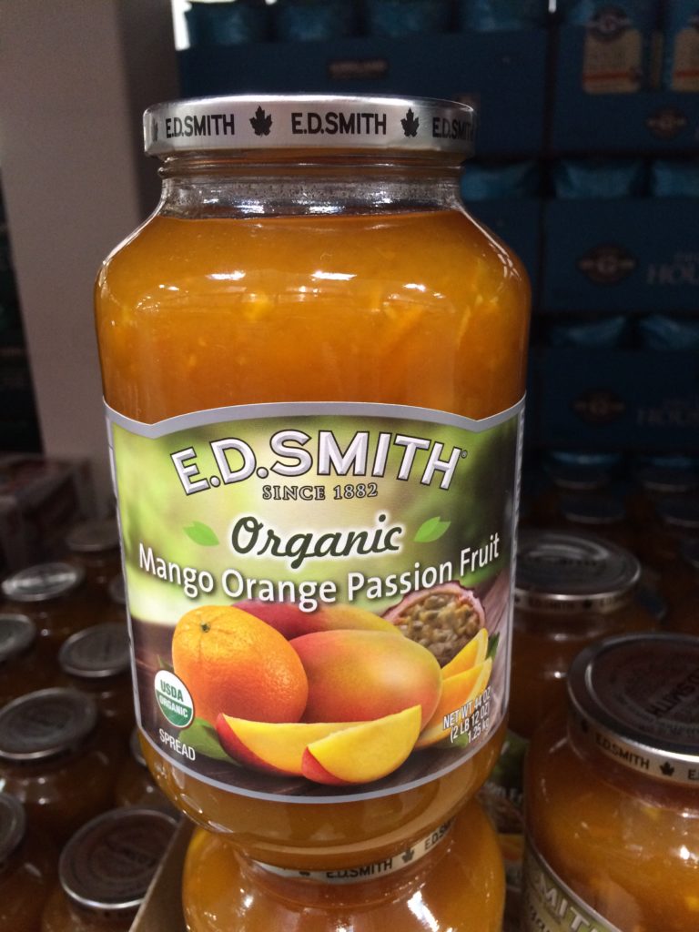 ED Smith Organic Mango Orange Passionfruit 44 Ounce Jar CostcoChaser