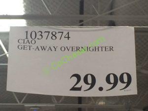 Costco-1037874-CIAO-Get-Away-Duffel-tag