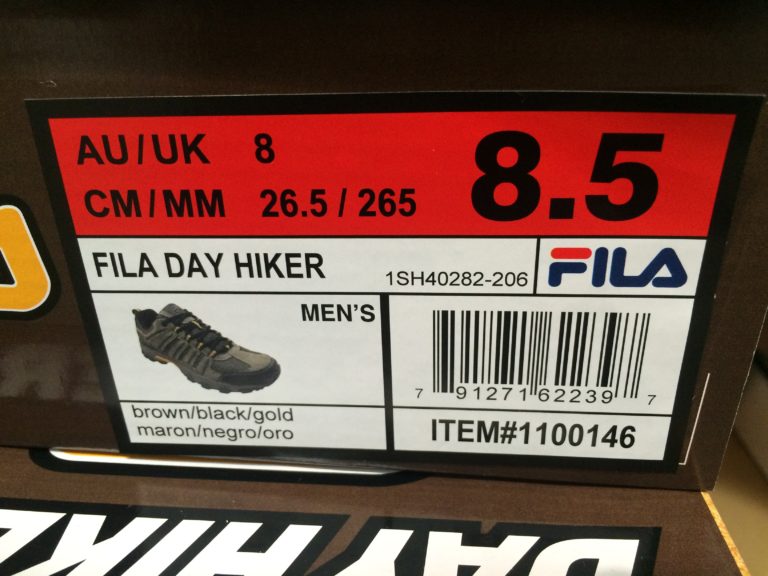 fila trail shoes costco