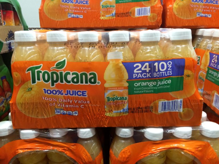 tropicana apple juice nutritional information