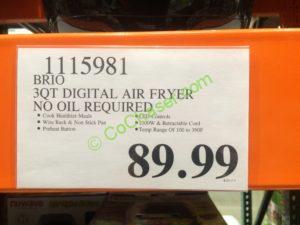 Costco-1115981-BRIO-3QT-Digital-Air-Fryers-tag