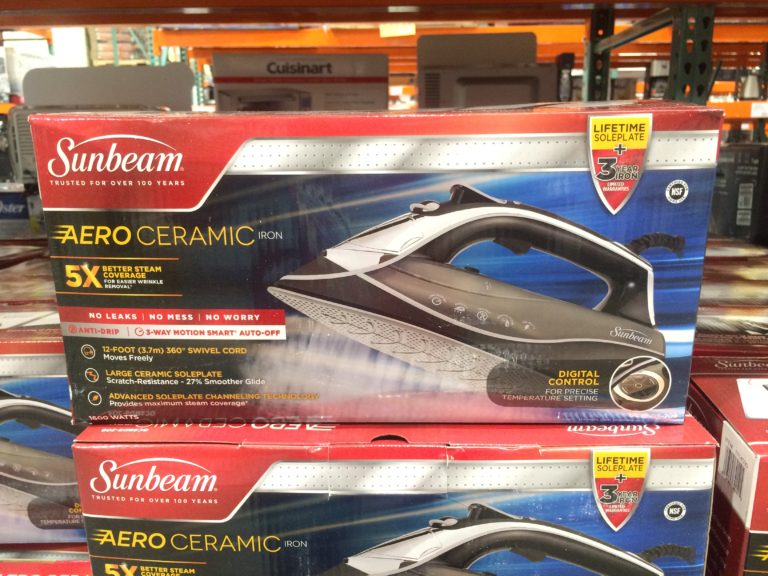 Sunbeam Aero Ceramic Digital Iron CostcoChaser