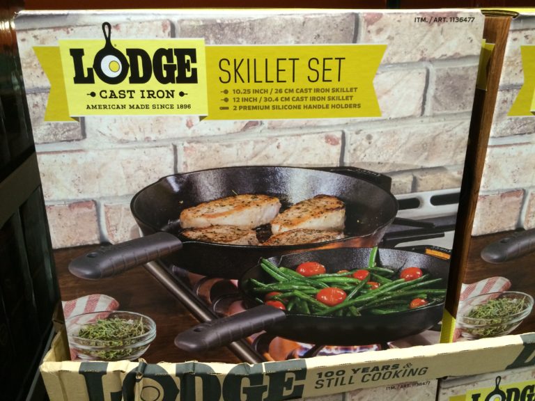 Costco1136477Lodge2PKCastIronSkilletsbox CostcoChaser