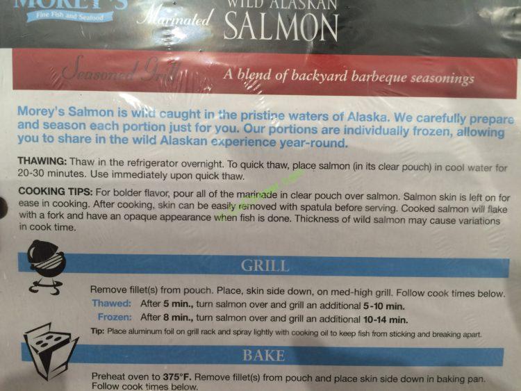 Morey’s Wild Alaskan Salmon