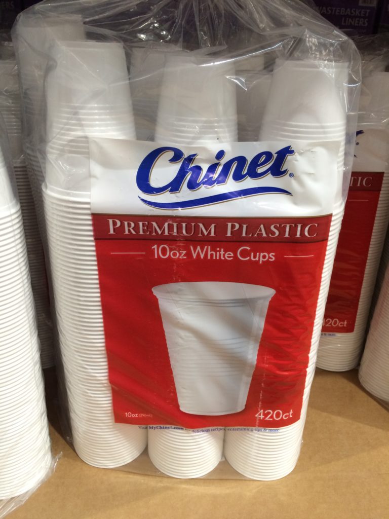 10 OZ White Cups 420 Count Package CostcoChaser