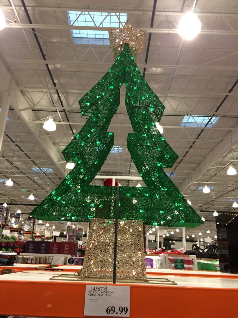 65″ LED Twinkling Christmas Tree CostcoChaser