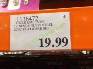 Costco-1136472-Towle-Emerson-1810-Stainless-Steel-20-piece-Flatware-Set-tag