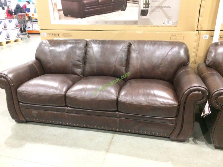 leather sofa and loveseat at costco