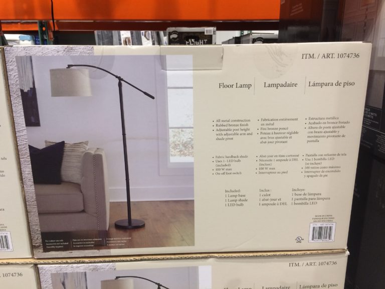 Costco1074736UttermostARCFloorLampbox CostcoChaser